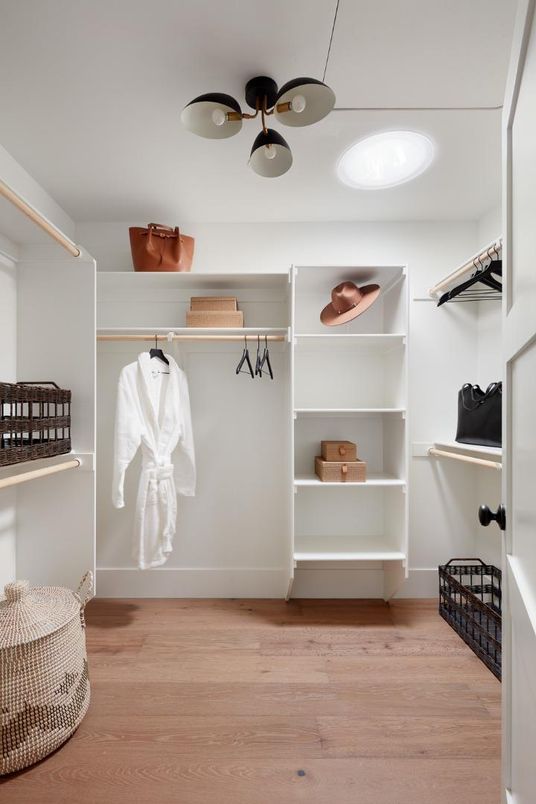 Interior, Walk-in Closets, Wood Texture Flooring