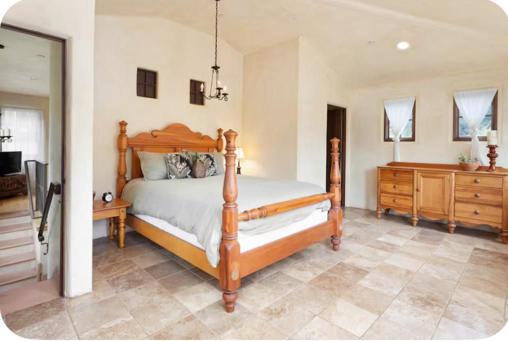 Bedroom, Interior, Pendant Lights, Recessed Lighting