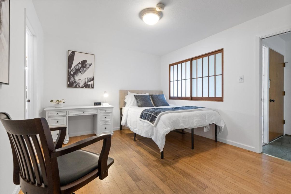 Bedroom, Interior, Wood Texture Flooring