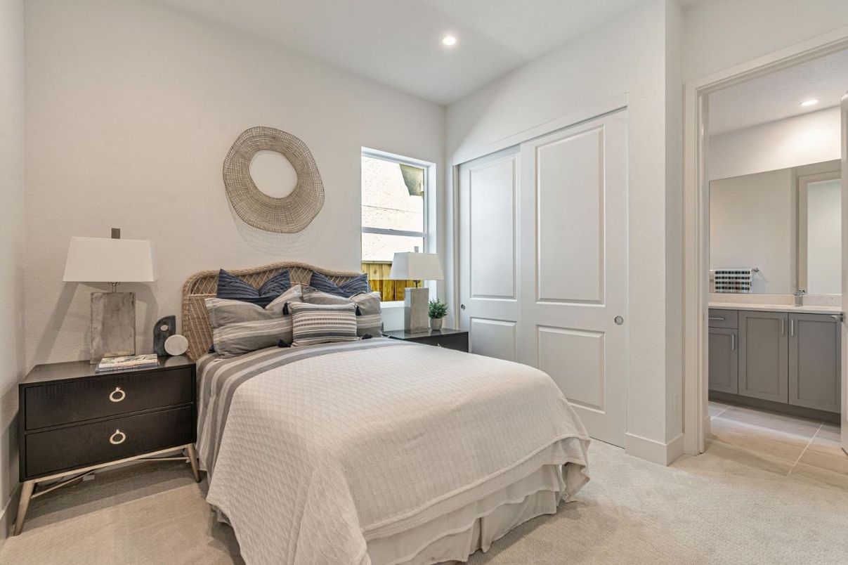 Bedroom, Interior, Recessed Lighting