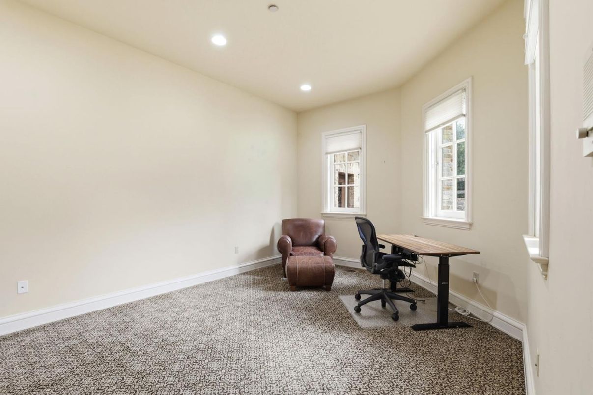 Home Office, Interior, Recessed Lighting