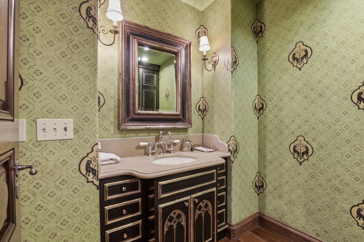 Bathroom, Interior, Wood Texture Flooring