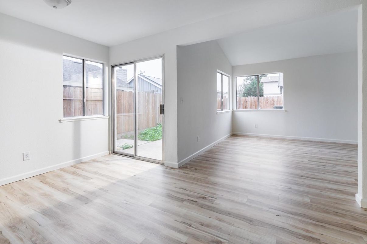 Empty room, Interior, Wood Texture Flooring