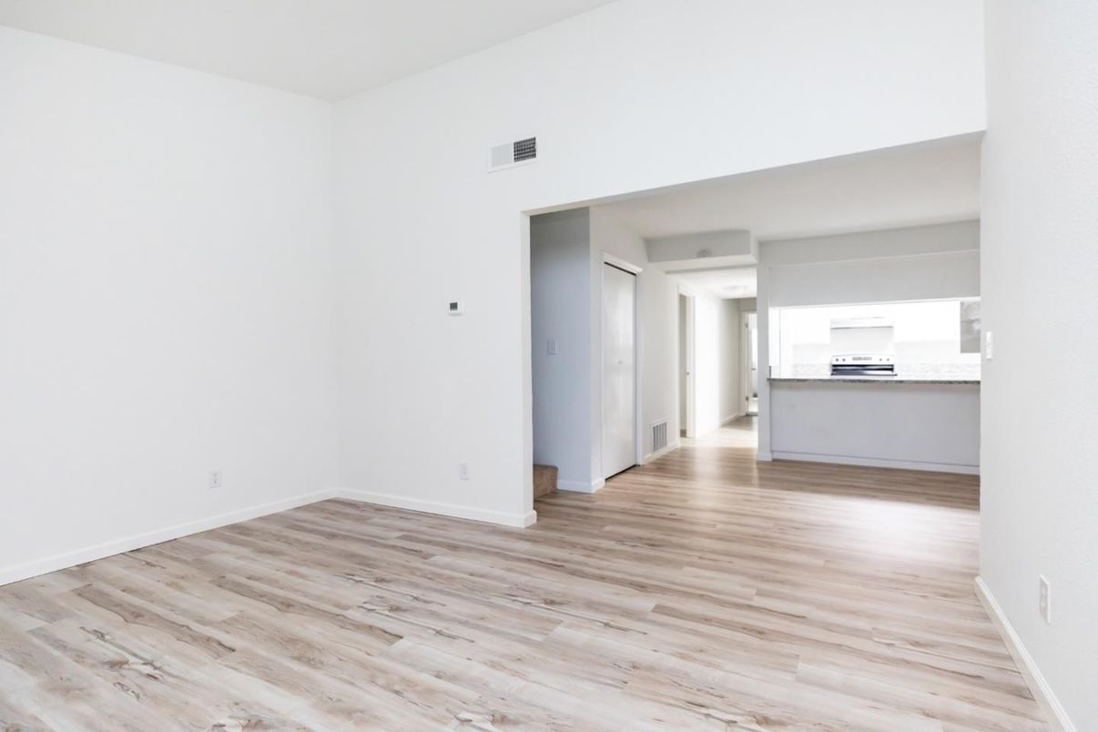 Empty room, Interior, Wood Texture Flooring