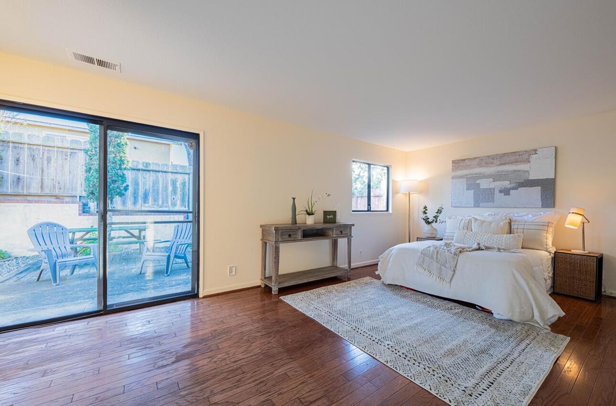 Bedroom, Interior, Wood Texture Flooring
