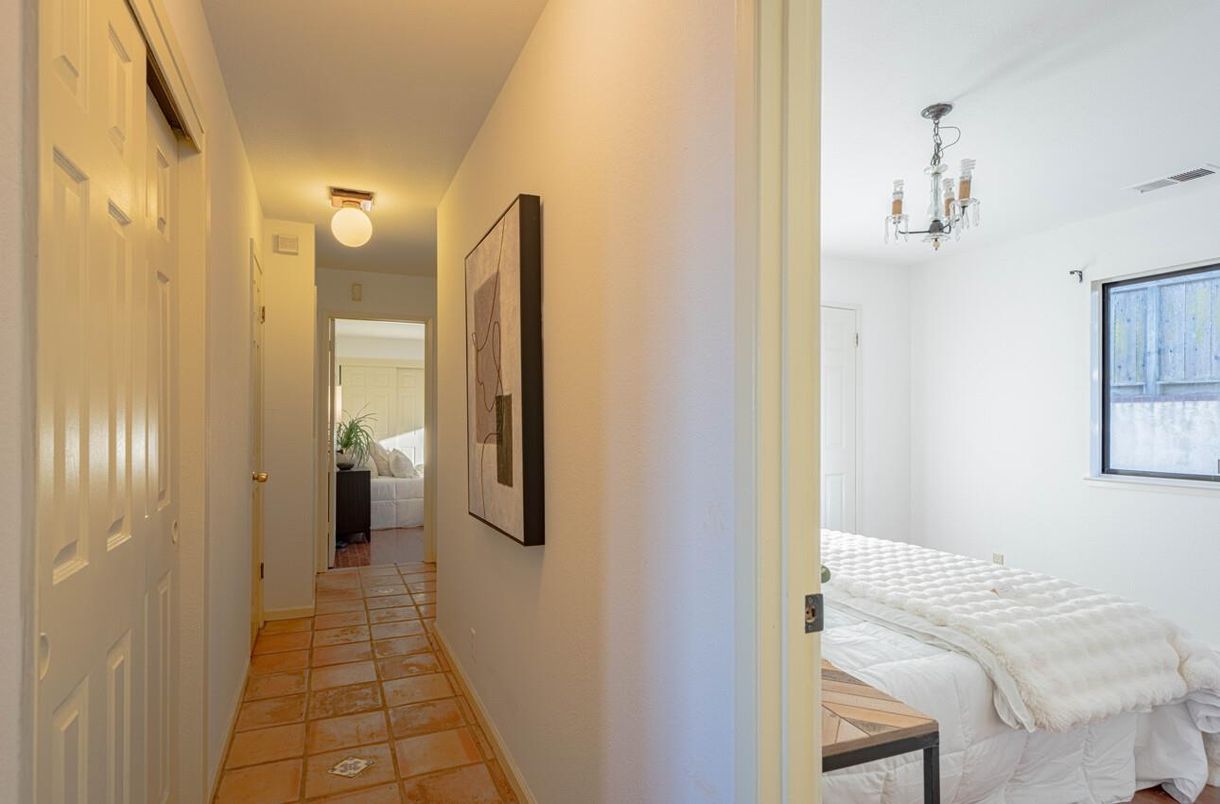 Bedroom, Chandelier, Interior