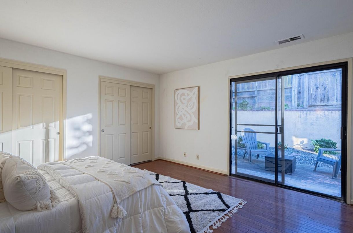 Bedroom, Interior, Wood Texture Flooring