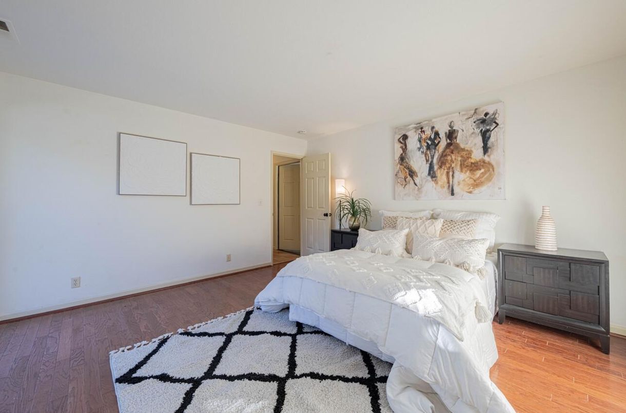 Bedroom, Interior, Wood Texture Flooring
