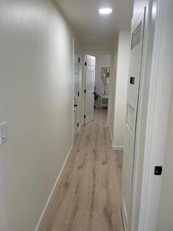 Interior, Recessed Lighting, Wood Texture Flooring