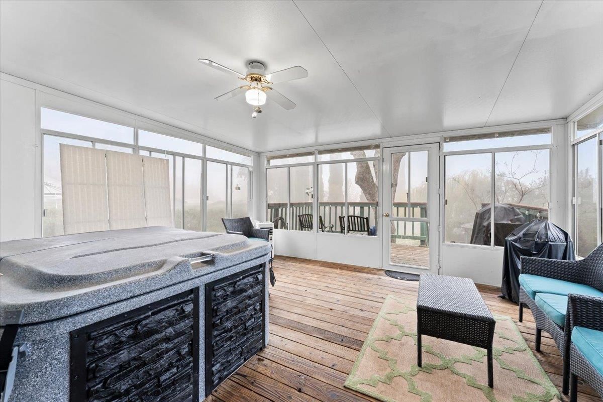 Interior, Sun Room, Wood Texture Flooring