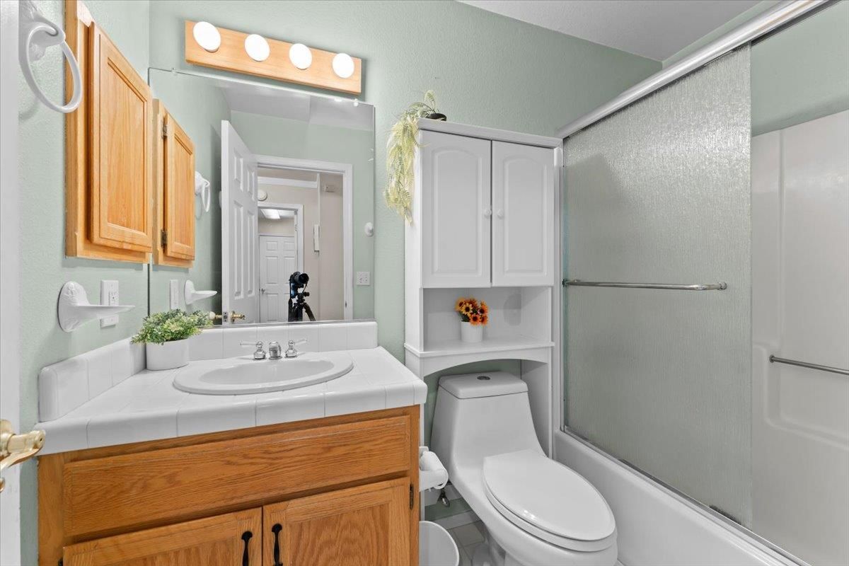 Bathroom, Glass Shower, Interior, Tile Countertops