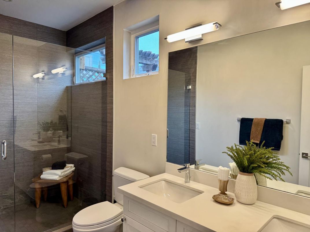 Bathroom, Glass Shower, Interior