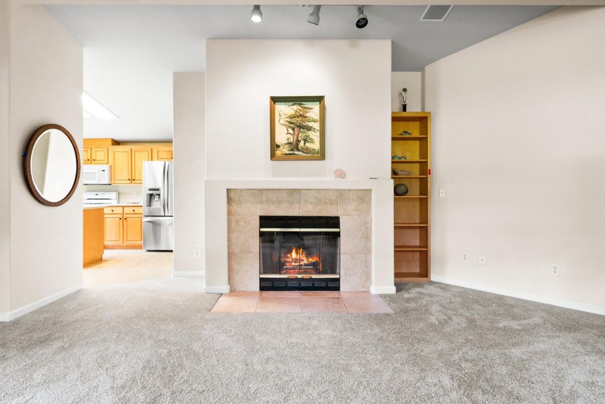 Empty room, Fireplace, Interior, Kitchen