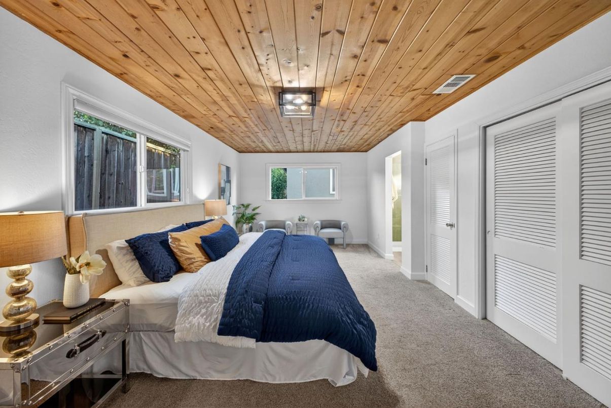 Bedroom, Interior, Wooden Ceilings