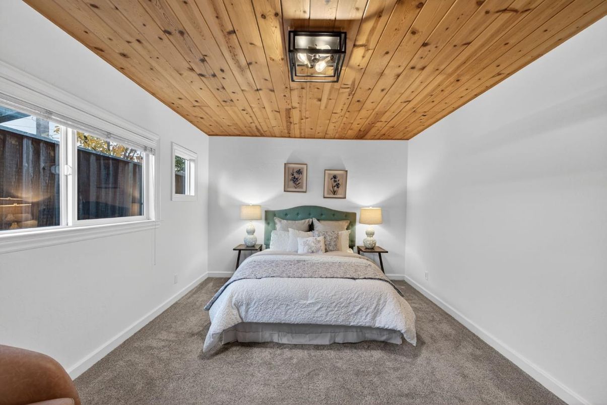 Bedroom, Interior, Wooden Ceilings