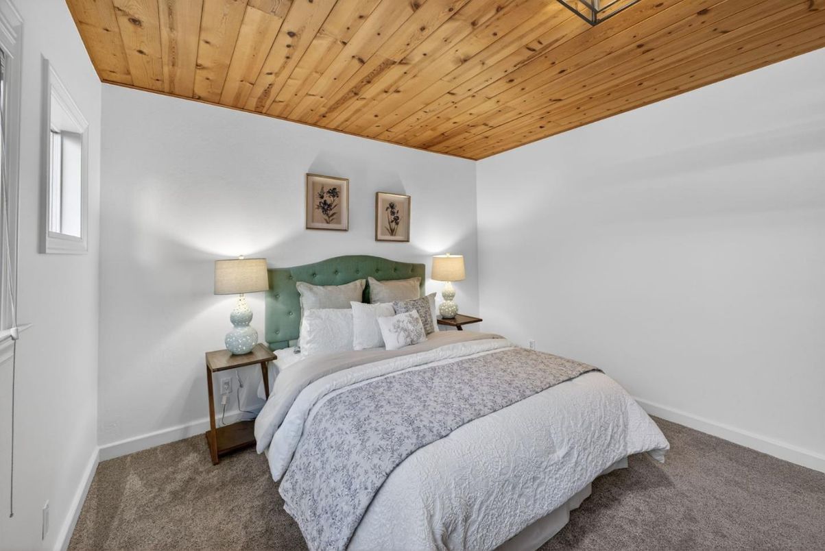 Bedroom, Interior, Wooden Ceilings