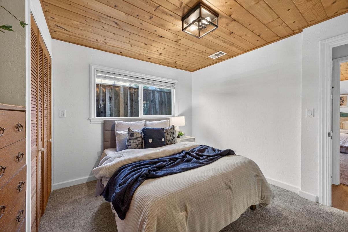 Bedroom, Interior, Wooden Ceilings