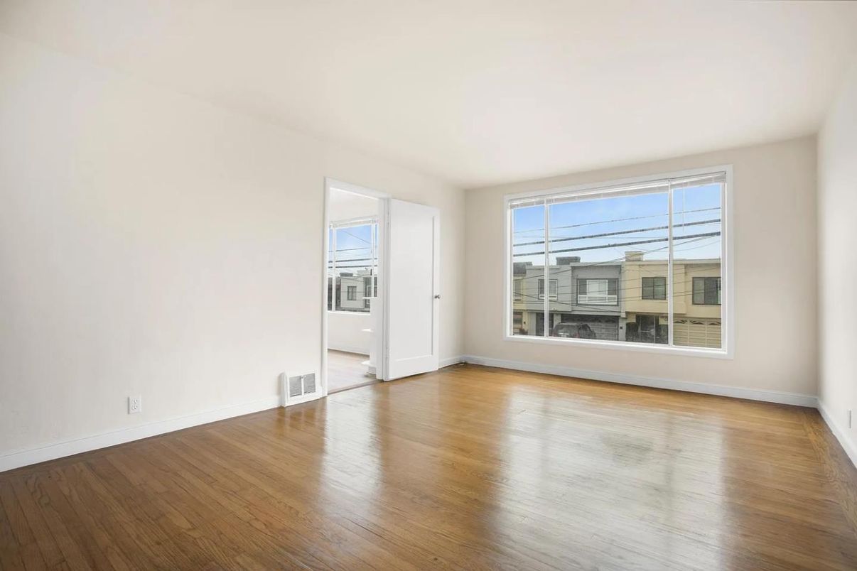Empty room, Interior, Wood Texture Flooring