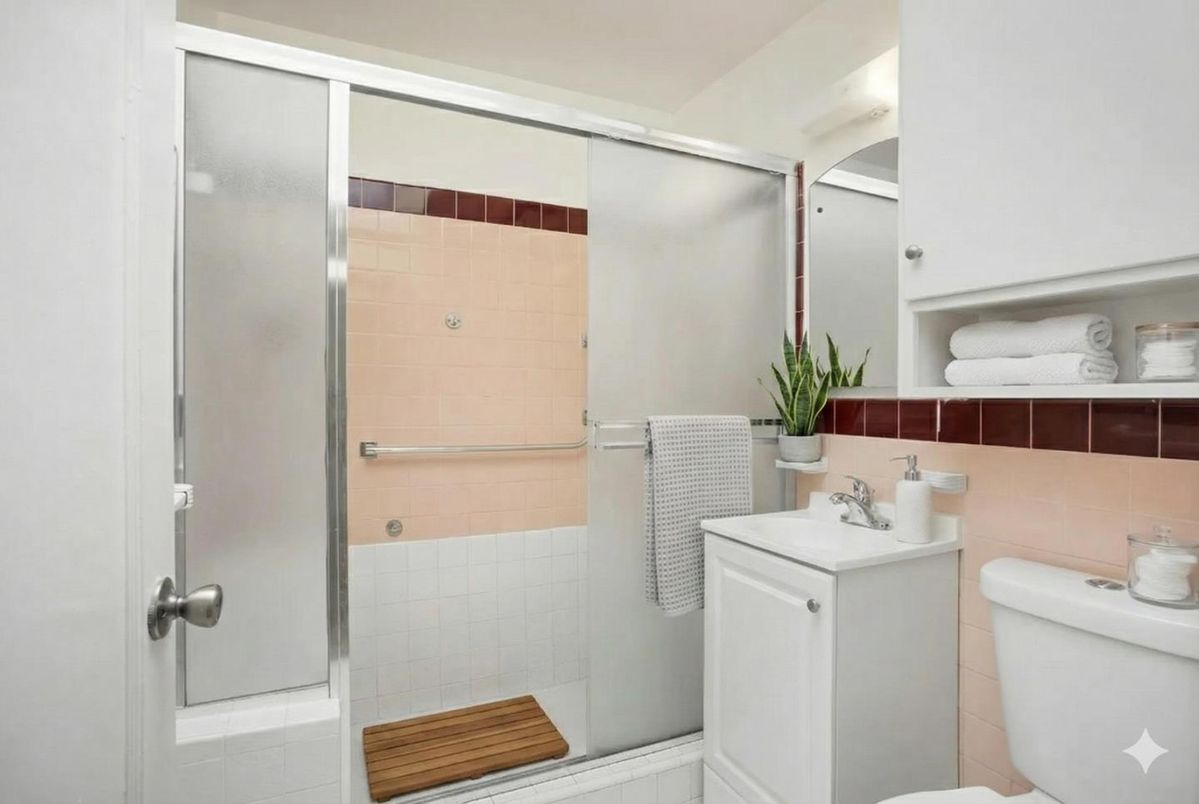Bathroom, Glass Shower, Interior