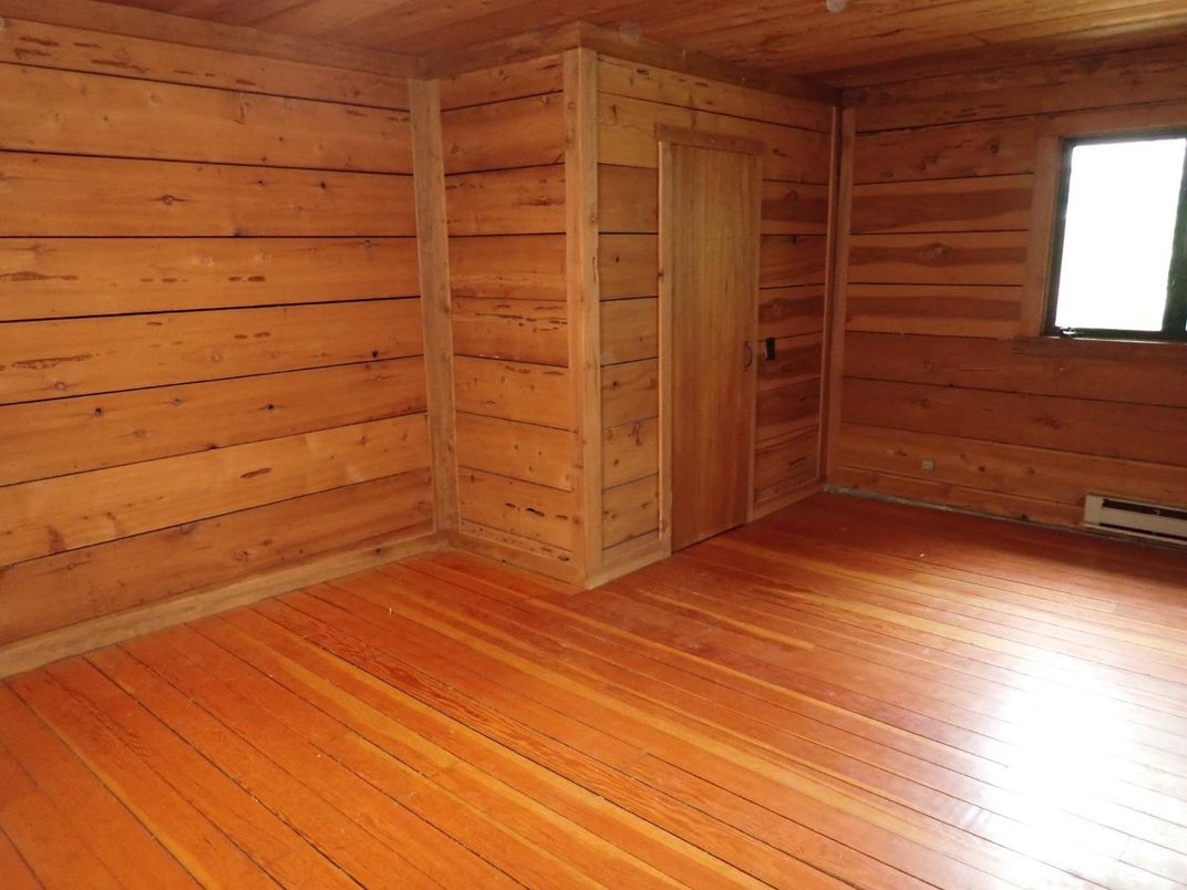 Empty room, Interior, Wooden Ceilings, Wood Texture Flooring, Wooden Walls