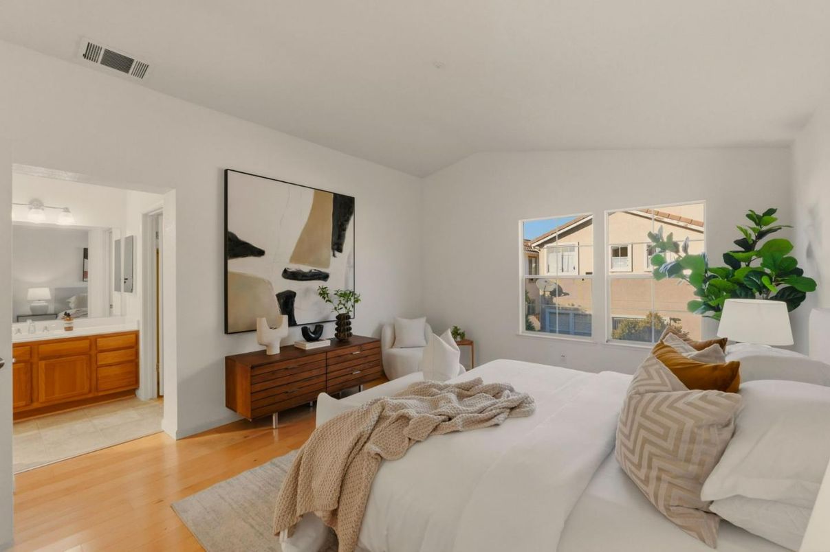 Bedroom, Interior, Wood Texture Flooring