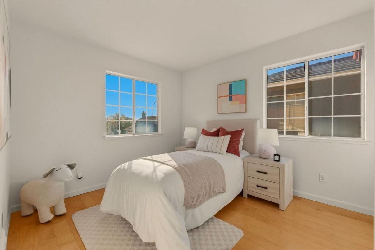 Bedroom, Interior, Wood Texture Flooring