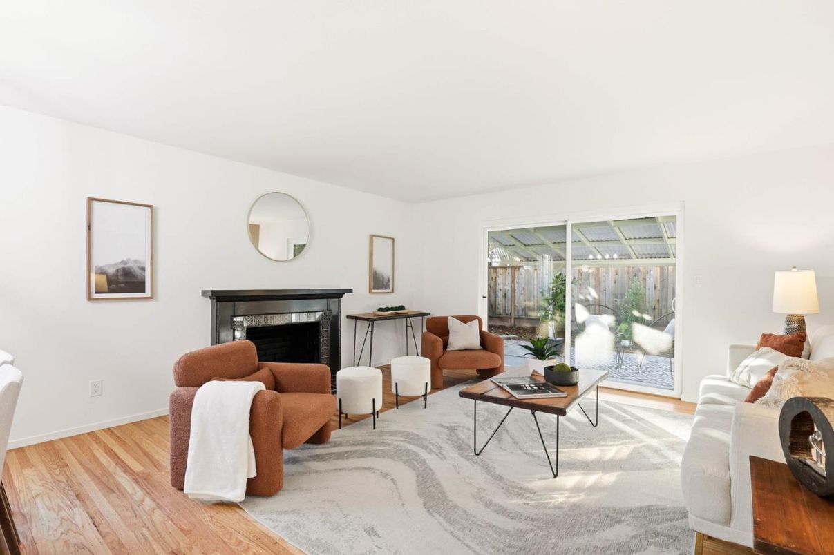 Fireplace, Interior, Living room, Wood Texture Flooring