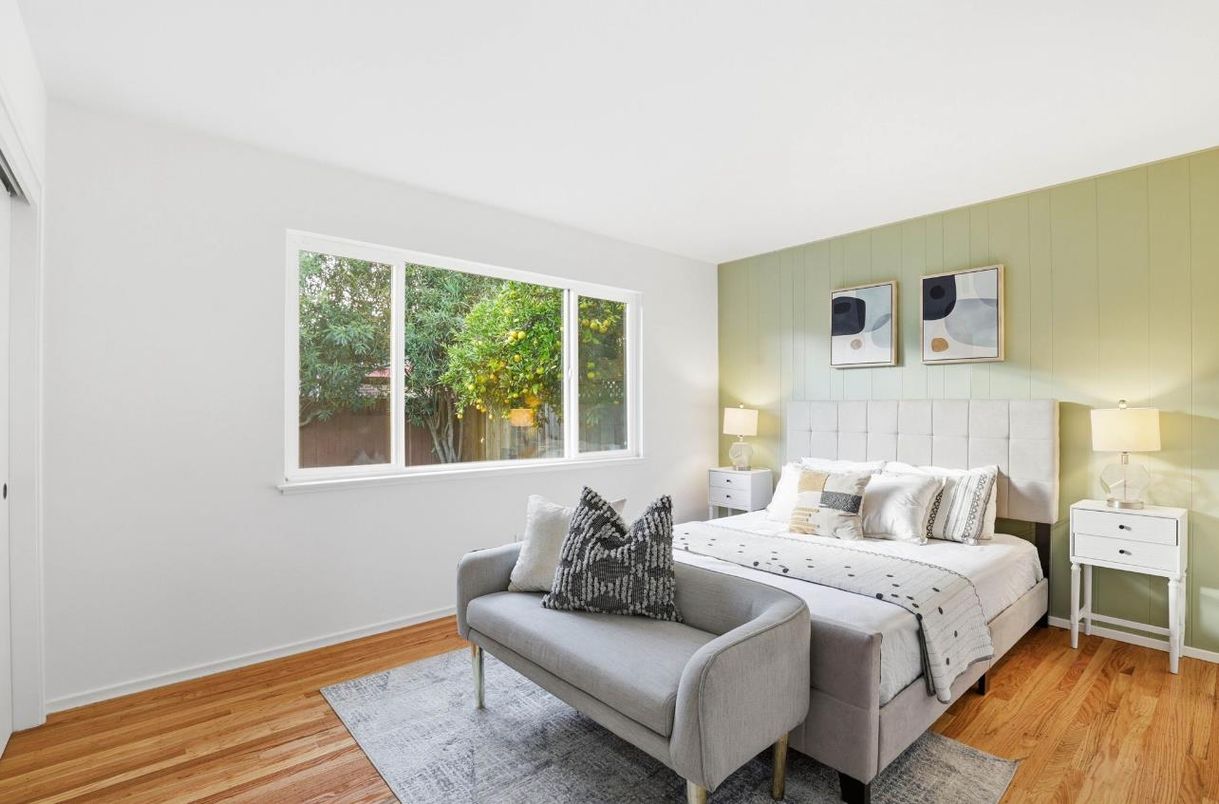 Bedroom, Interior, Wood Texture Flooring