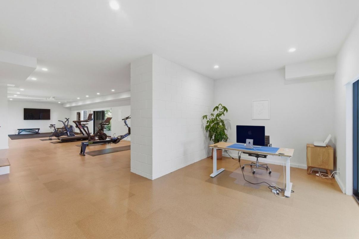 Fitness Equipment, Home Office, Interior, Recessed Lighting