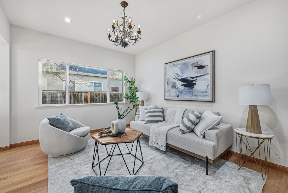 Chandelier, Interior, Living room, Recessed Lighting, Wood Texture Flooring