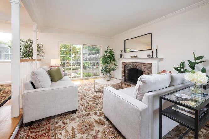 Fireplace, Interior, Living room, Wood Texture Flooring