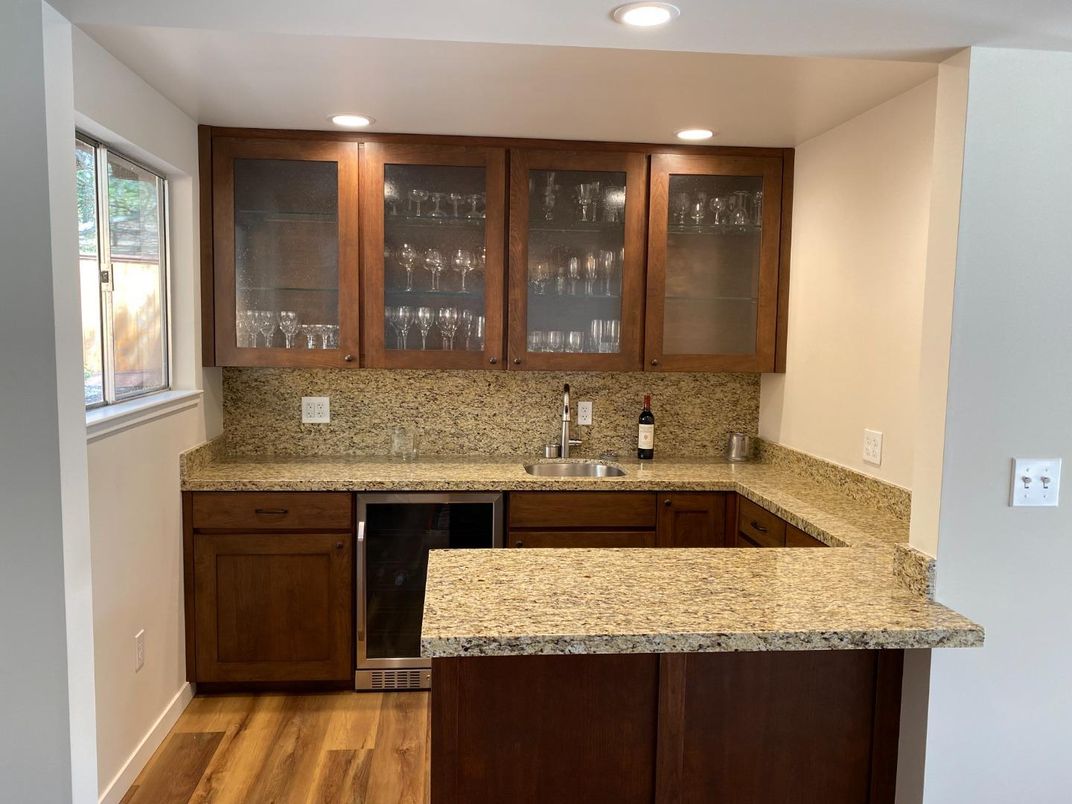 Interior, Recessed Lighting, Wood Texture Flooring