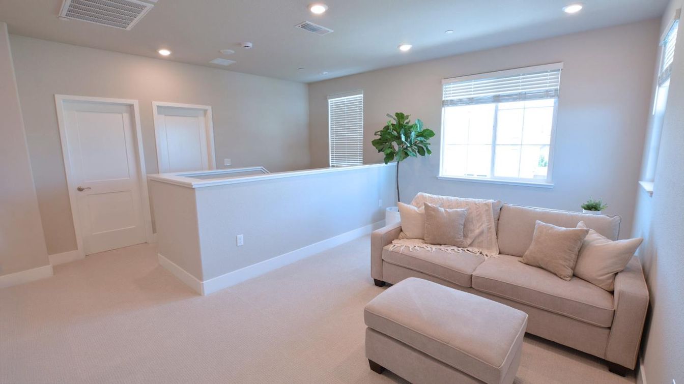 Interior, Living room, Recessed Lighting