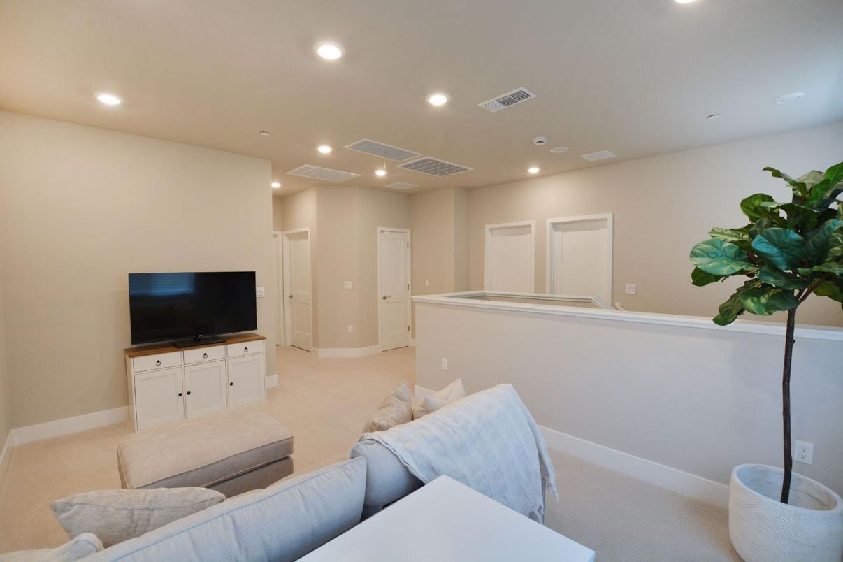 Interior, Living room, Recessed Lighting