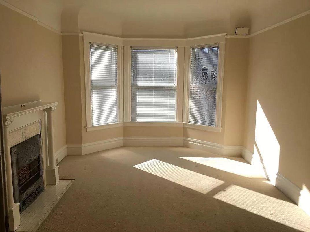 Empty room, Fireplace, Interior