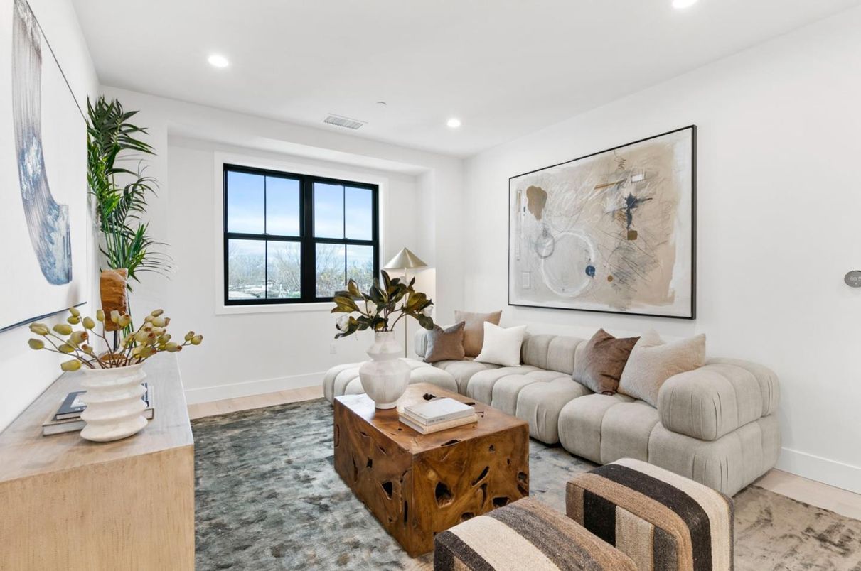 Interior, Living room, Recessed Lighting