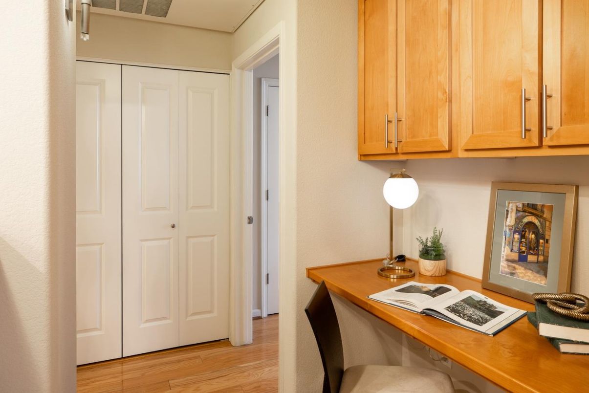 Home Office, Interior, Wood Texture Flooring
