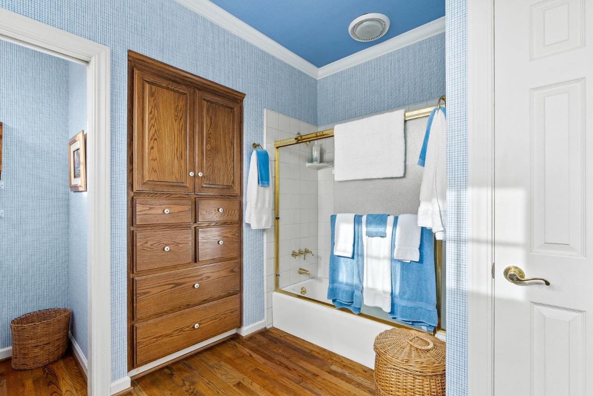 Bathroom, Interior, Wood Texture Flooring