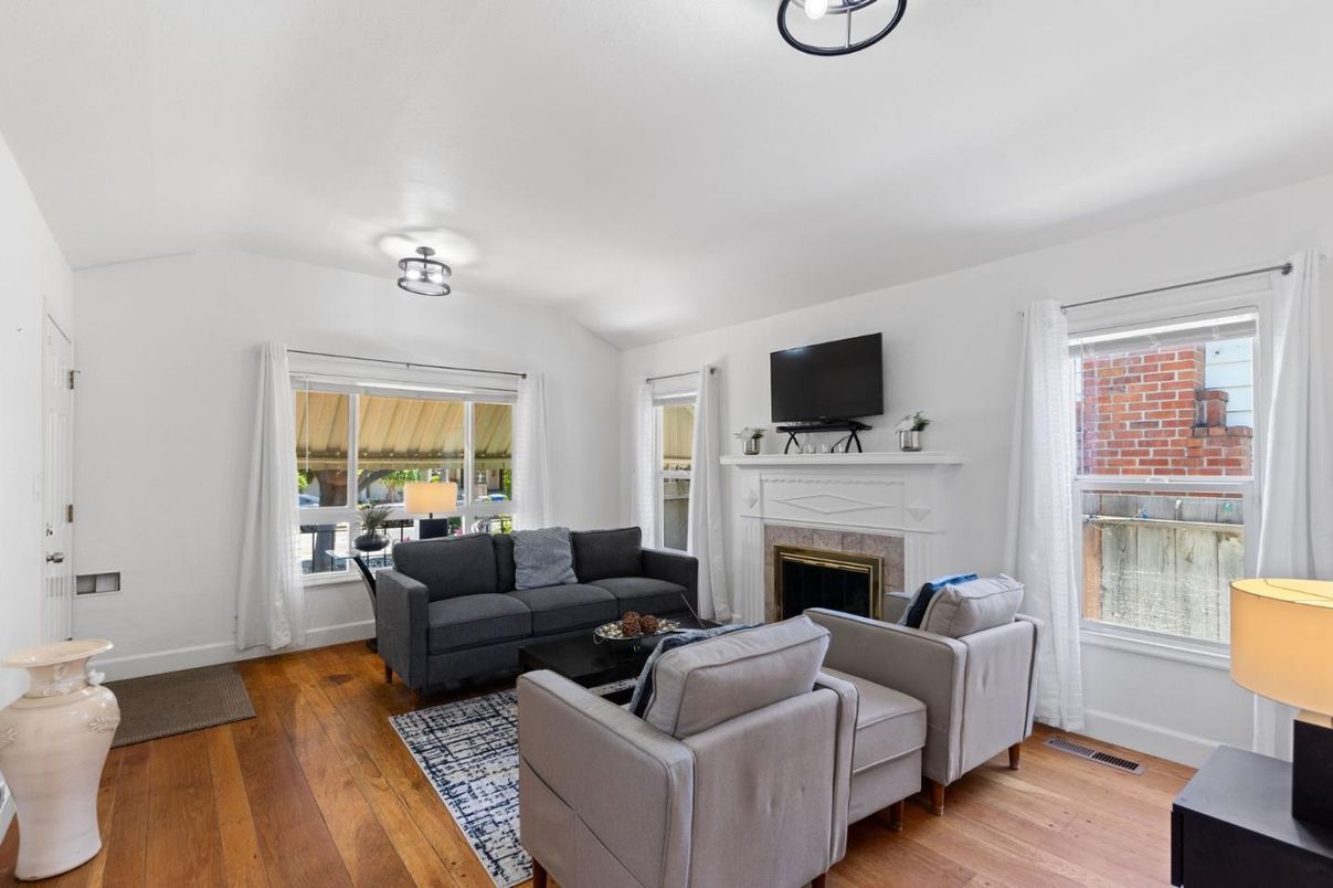 Fireplace, Interior, Living room, Wood Texture Flooring