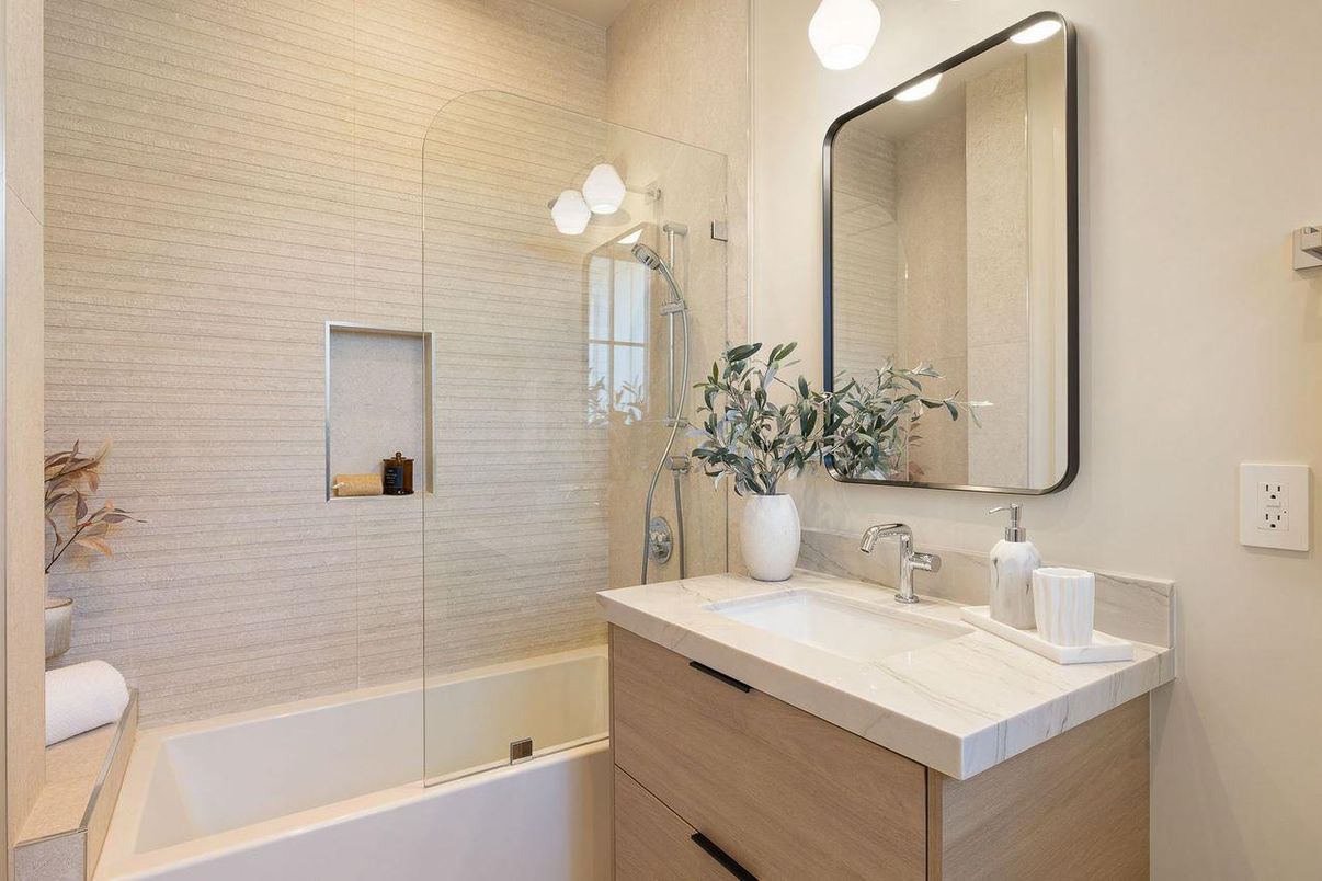 Bathroom, Glass Shower, Interior