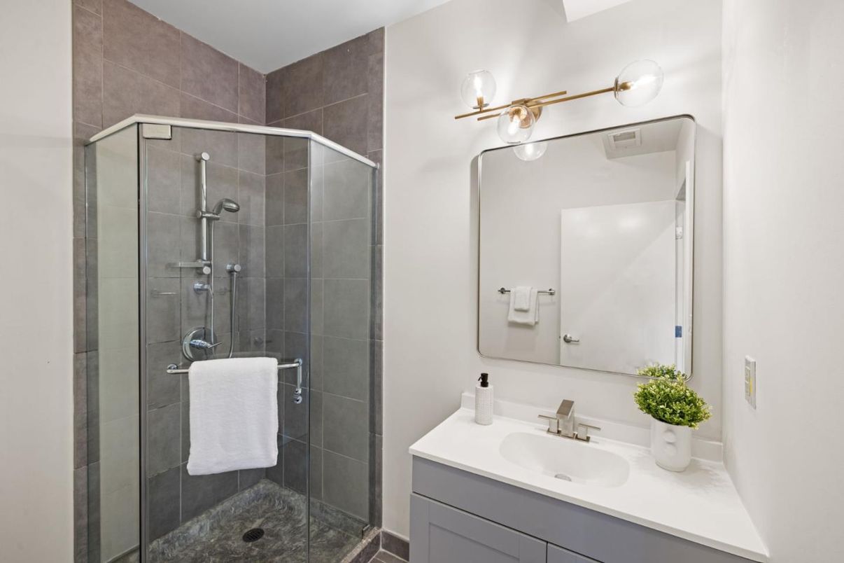 Bathroom, Glass Shower, Interior