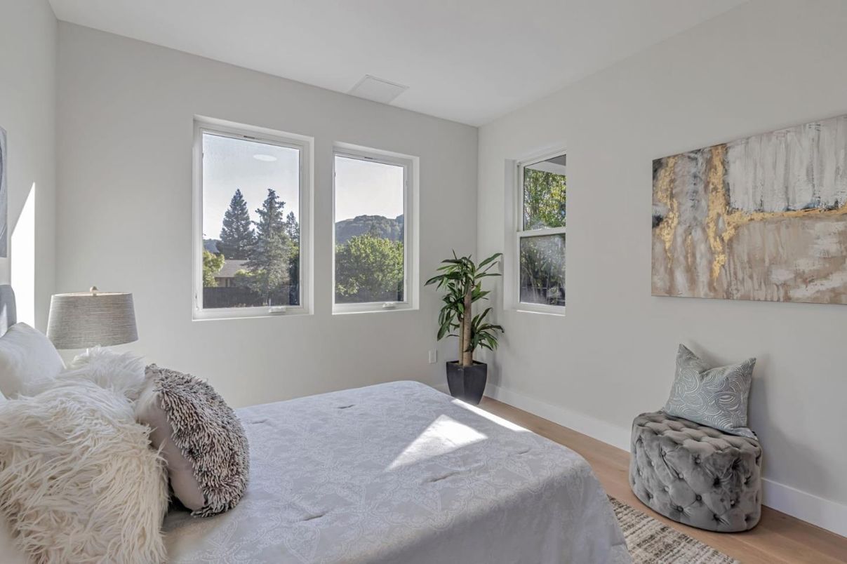 Bedroom, Interior, Wood Texture Flooring