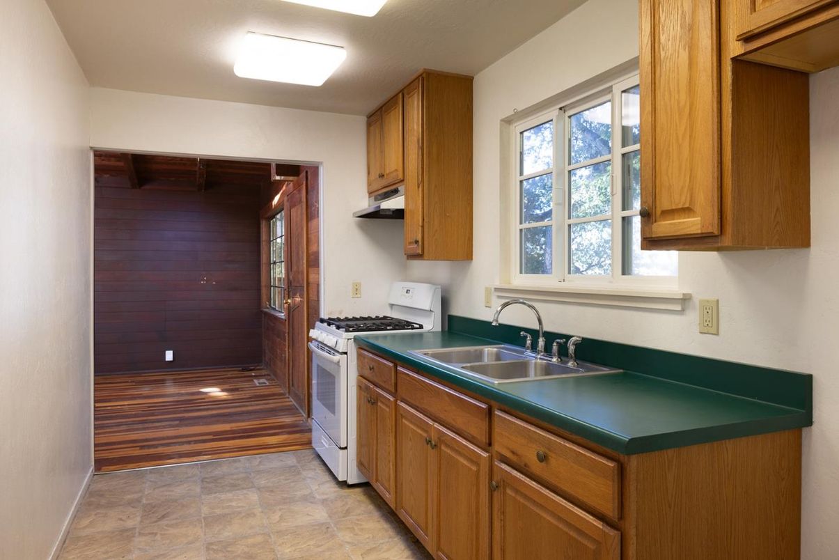 Interior, Kitchen, Wood Texture Flooring
