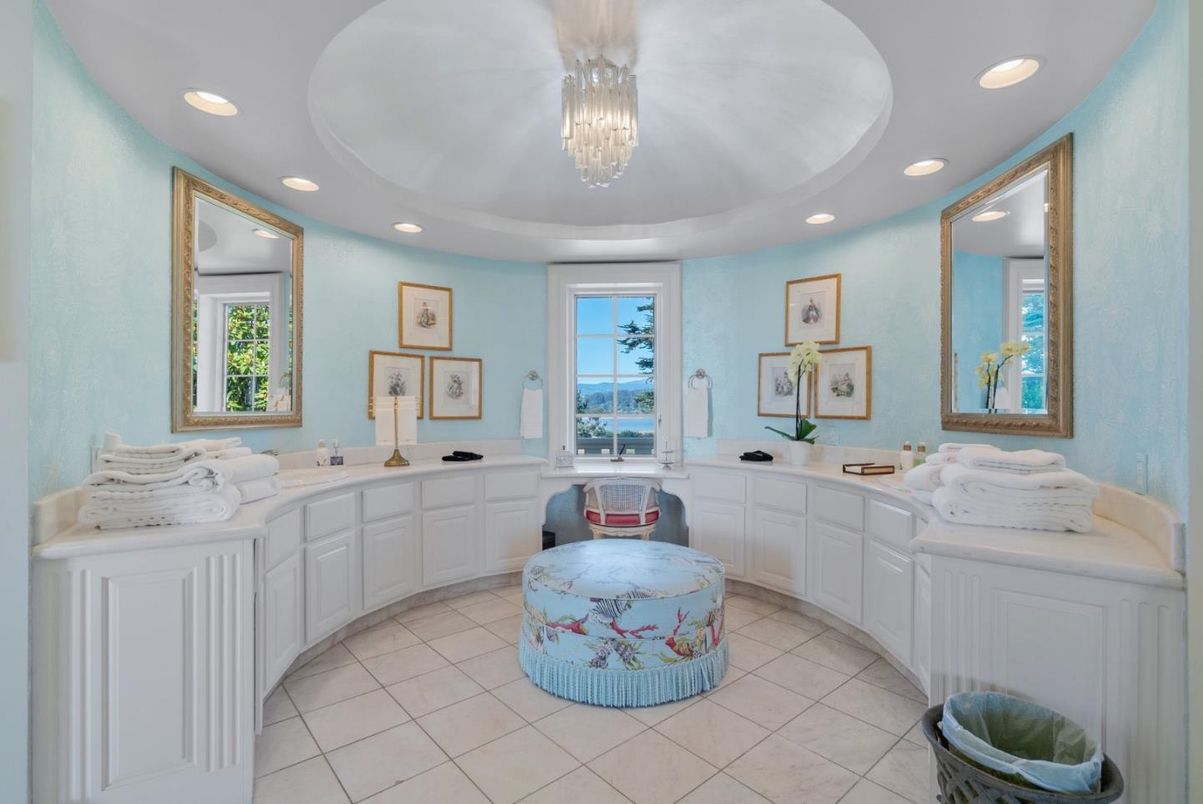 Bathroom, Chandelier, Interior, Recessed Lighting, Water
