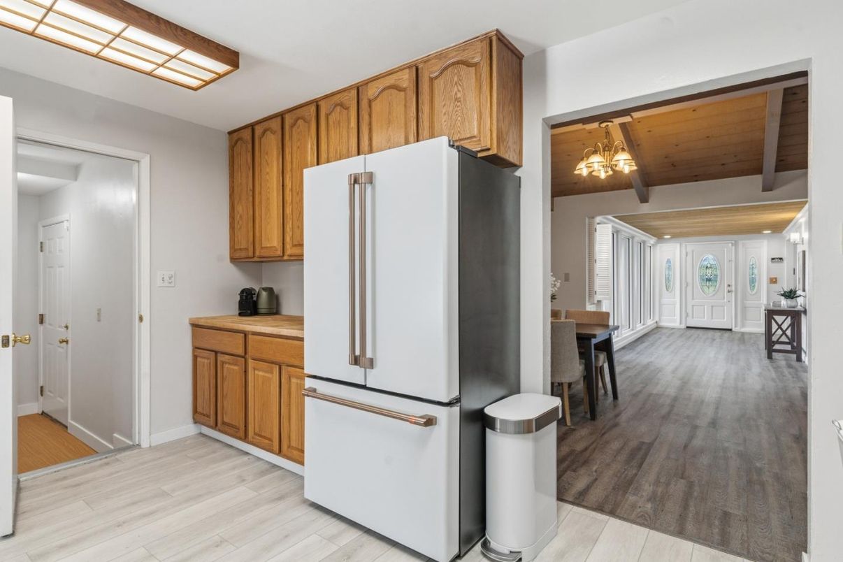 Interior, Kitchen, Wooden Ceilings, Wood Texture Flooring