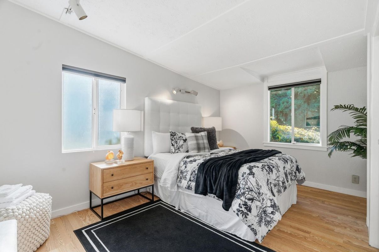Bedroom, Interior, Wood Texture Flooring