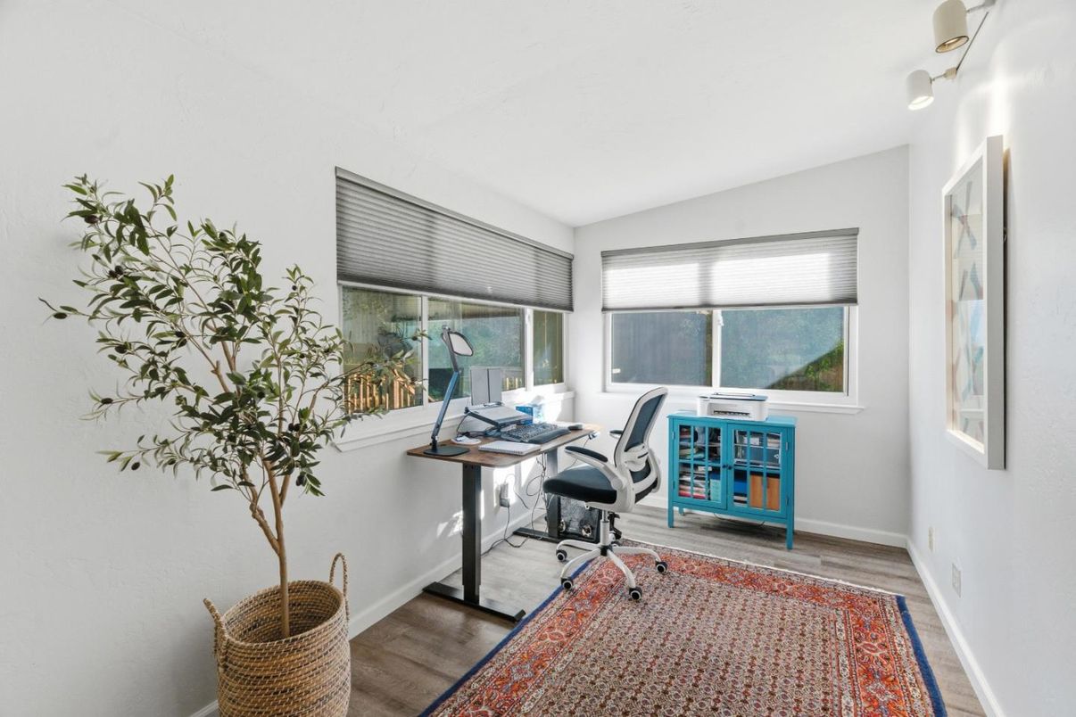 Home Office, Interior, Wood Texture Flooring