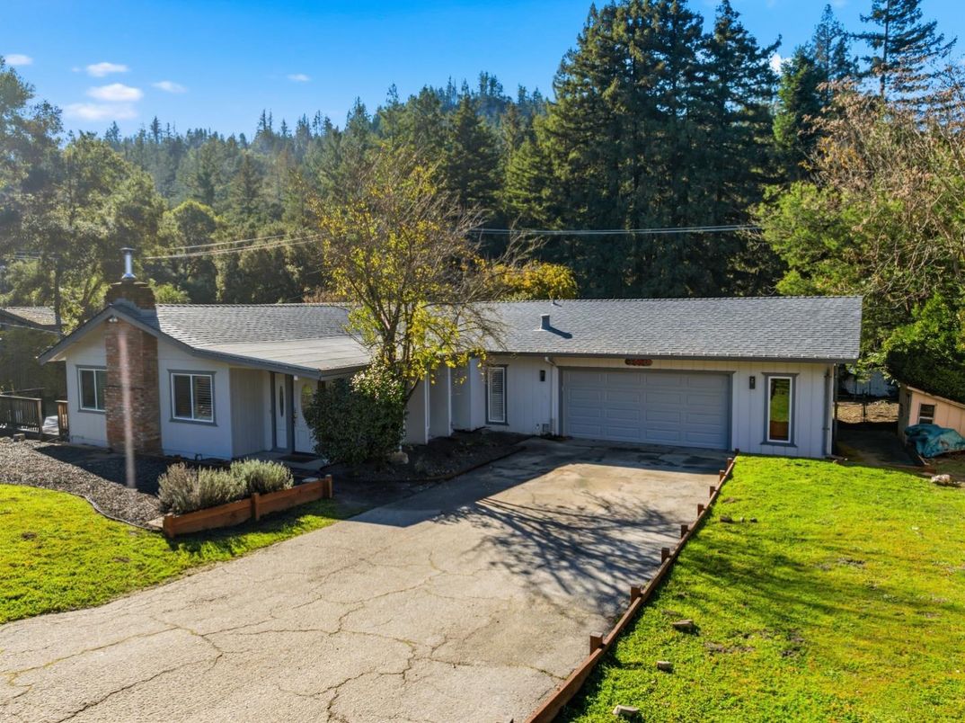 Attached, Backyard, Exterior, Facade, Ranch