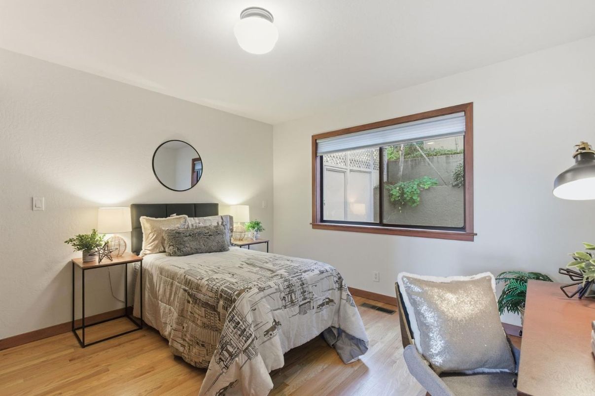 Bedroom, Interior, Wood Texture Flooring