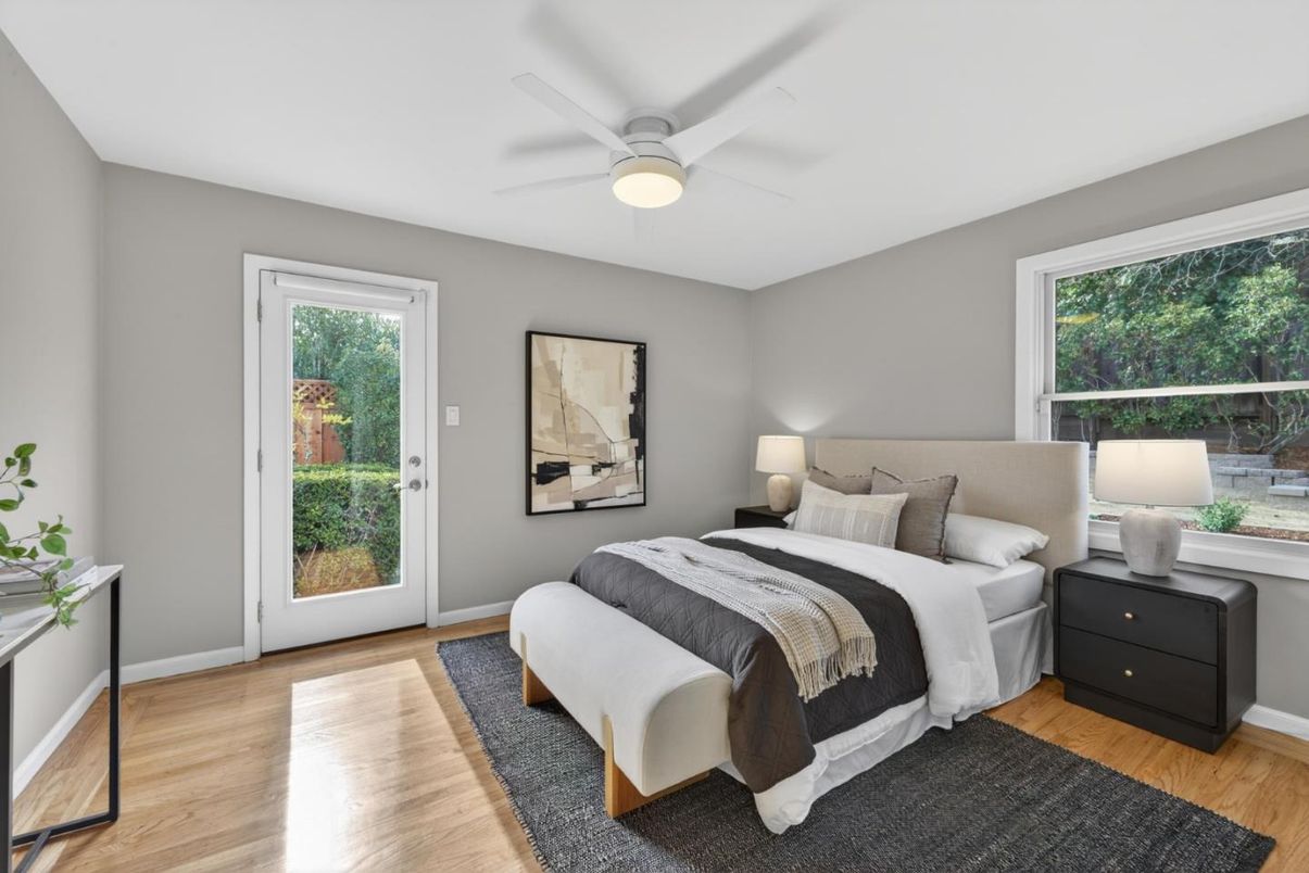 Bedroom, Interior, Wood Texture Flooring